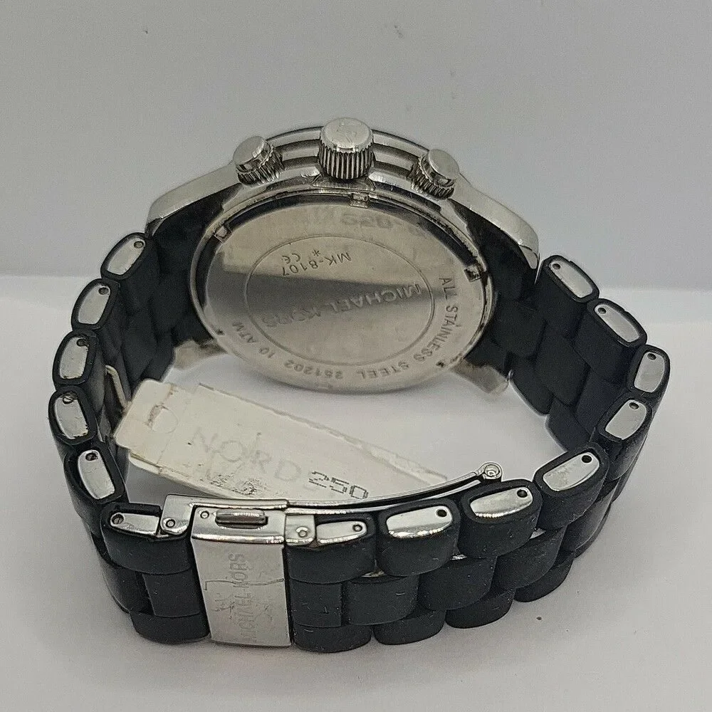 Michael Kors Runway MK8107 Unisex Stainless Steel Analog Dial Quartz Watch AM682